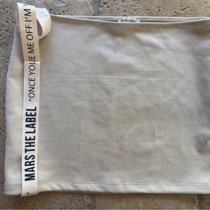 Mars The Label cream/beige Mini Skirt